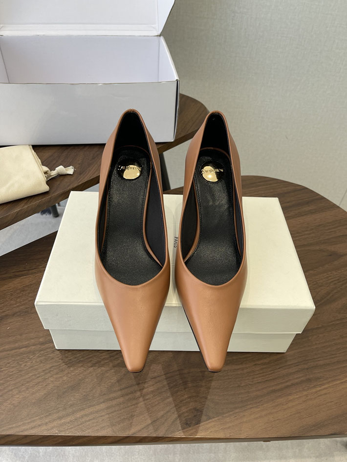 最高級サンローランスーパーコピー YSL 2026年春夏 新作 ポインテッドトゥパンプス レディース ブラウン 2630634 サンローラン パンプス アウトレット - 画像 (3)