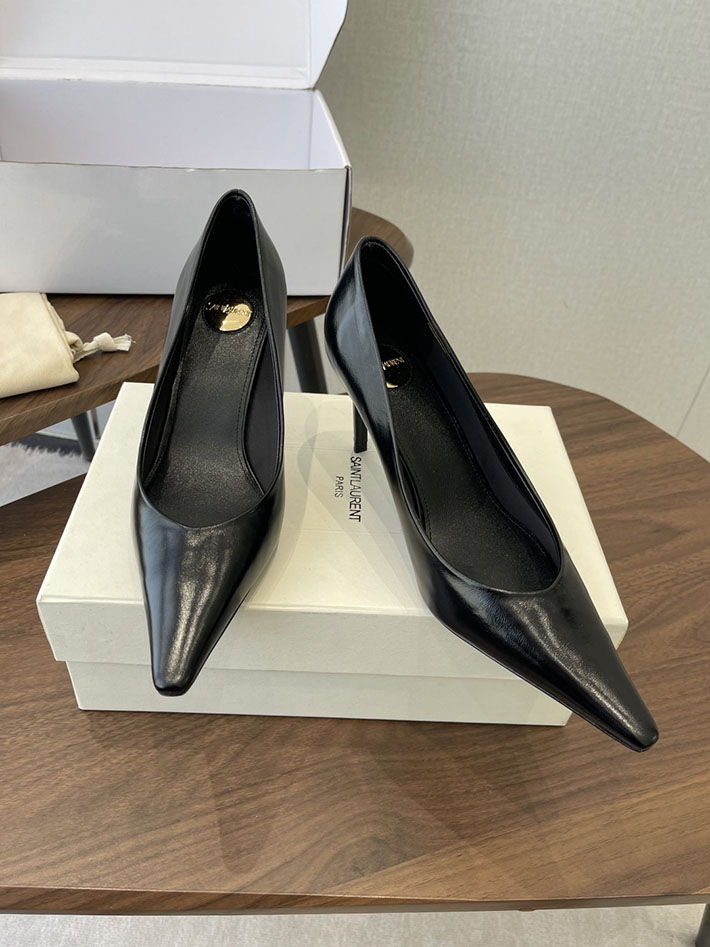 最高級サンローランスーパーコピー YSL 2026年春夏 新作 ポインテッドトゥパンプス レディース ブラック 2630635 サンローラン 靴 レディース - 画像 (9)
