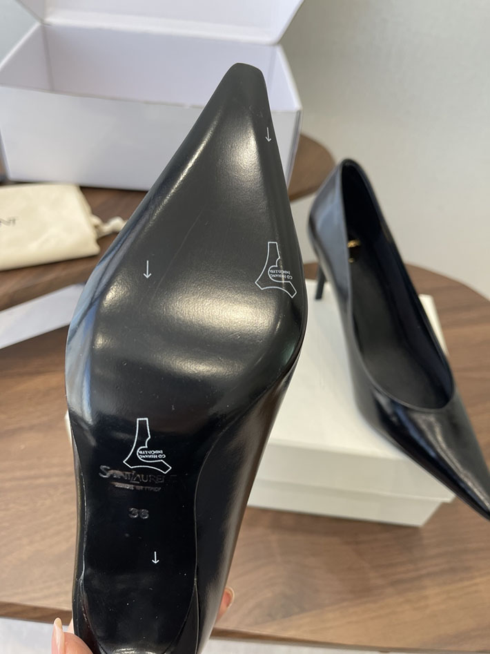 最高級サンローランスーパーコピー YSL 2026年春夏 新作 ポインテッドトゥパンプス レディース ブラック 2630635 サンローラン 靴 レディース - 画像 (4)