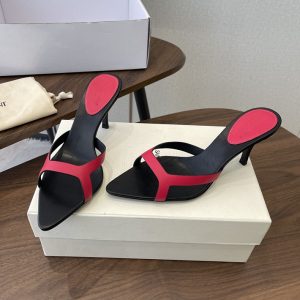 ミュール サンダル ヒール