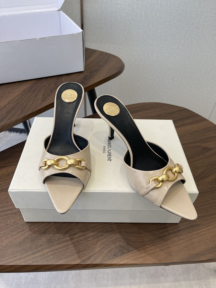 ミュール サンダル ヒール