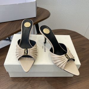 ミュール サンダル ヒール