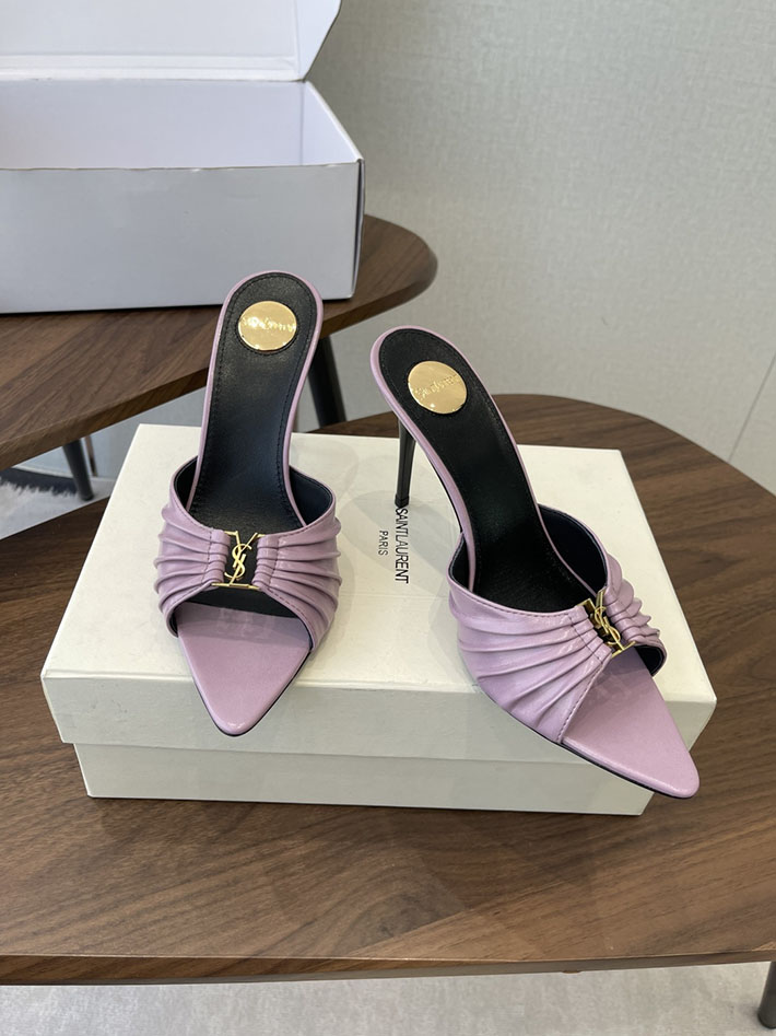 ミュールサンダル ヒール