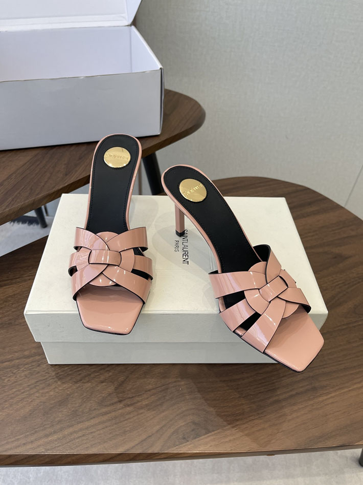 最高級サンローランスーパーコピー YSL 2026 新作 Pre-Loved サンダル レディース ヒール高め ピンク 2630690 ヒール 可愛い 歩きやすい - 画像 (9)