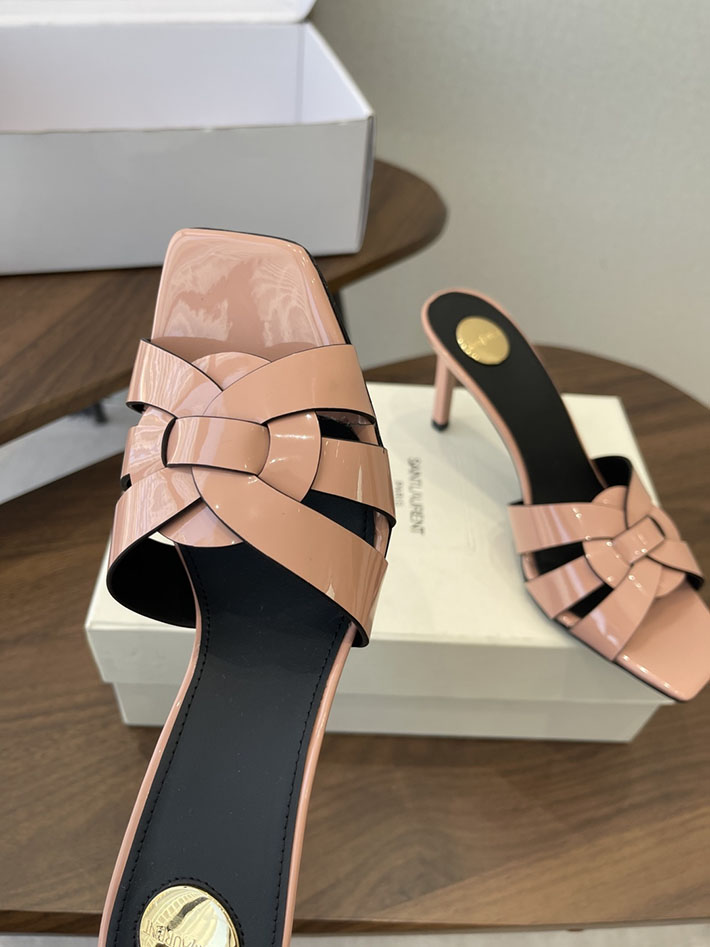 最高級サンローランスーパーコピー YSL 2026 新作 Pre-Loved サンダル レディース ヒール高め ピンク 2630690 ヒール 可愛い 歩きやすい - 画像 (6)