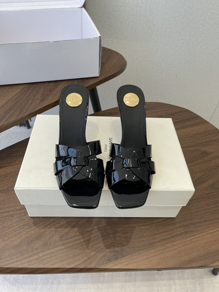 最高級サンローランスーパーコピー YSL 2026 新作 Pre-Loved サンダル レディース ヒール高め ブラック 2630692 歩きやすい ヒール おしゃれ - 画像 (3)