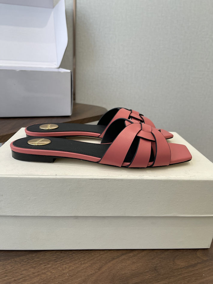 最高級サンローランスーパーコピー YSL 2026 新作 tribute MULES in patent leather ピンク 2630720 靴 安い 店舗 - 画像 (2)