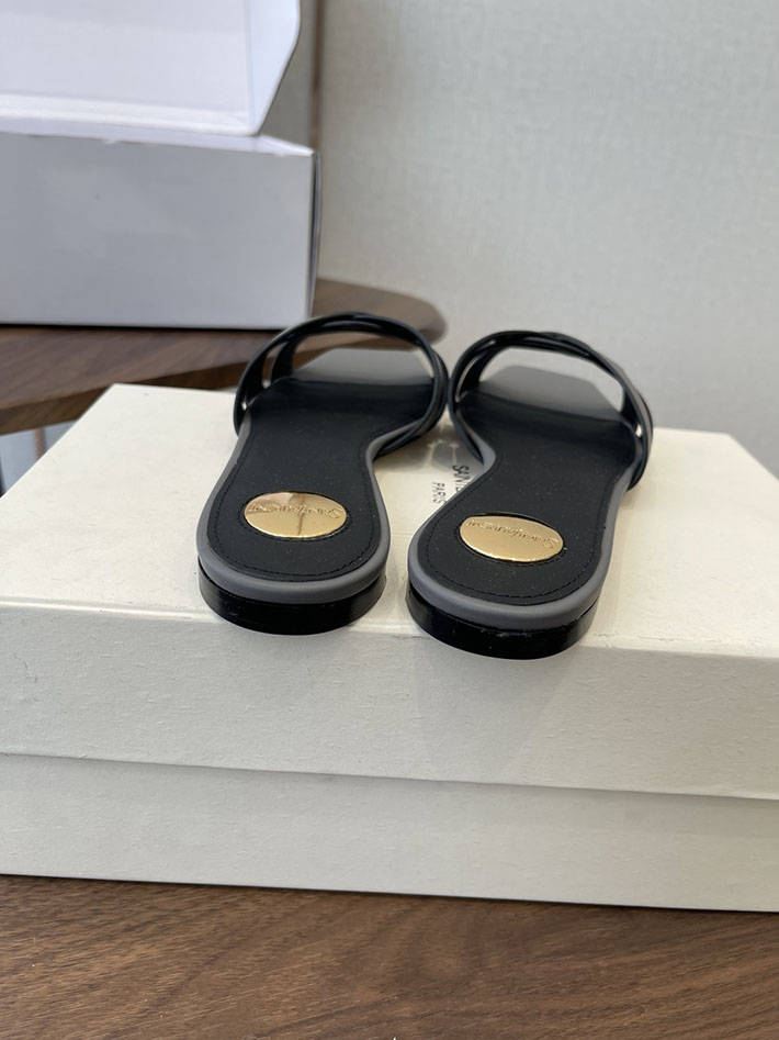 最高級サンローランスーパーコピー YSL 2026 新作 tribute MULES in patent leather グレー 2630722 靴 安い レディース 店舗 - 画像 (4)