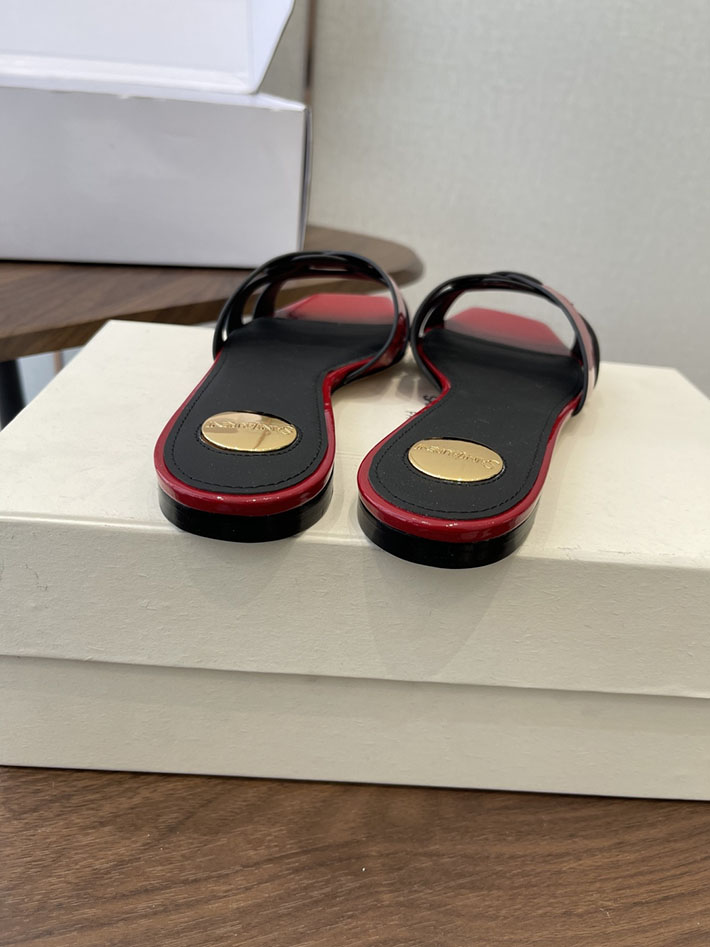 最高級サンローランスーパーコピー YSL 2026 新作 tribute MULES in patent leather レッド 2630728 サンローラン アウトレット 通販 - 画像 (5)