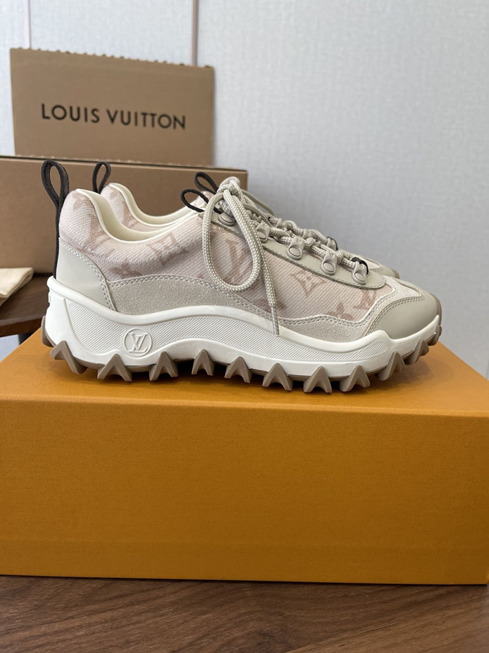 レディース ルイヴィトン スニーカー LV ラッシュライン スニーカー モノグラム 1AIVH0 ヴィトン スニーカー レディース - 画像 (2)