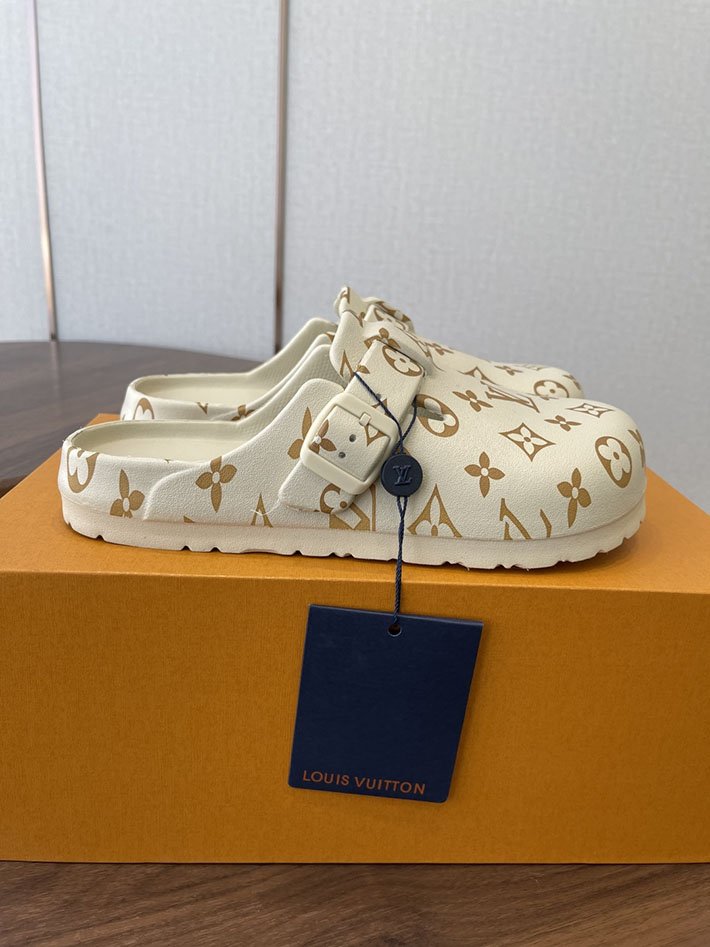 最高級ルイヴィトンスーパーコピー LV コージー コンフォート パントレット モノグラムウール 2630741 ルイヴィトン サンダル 新作 - 画像 (2)