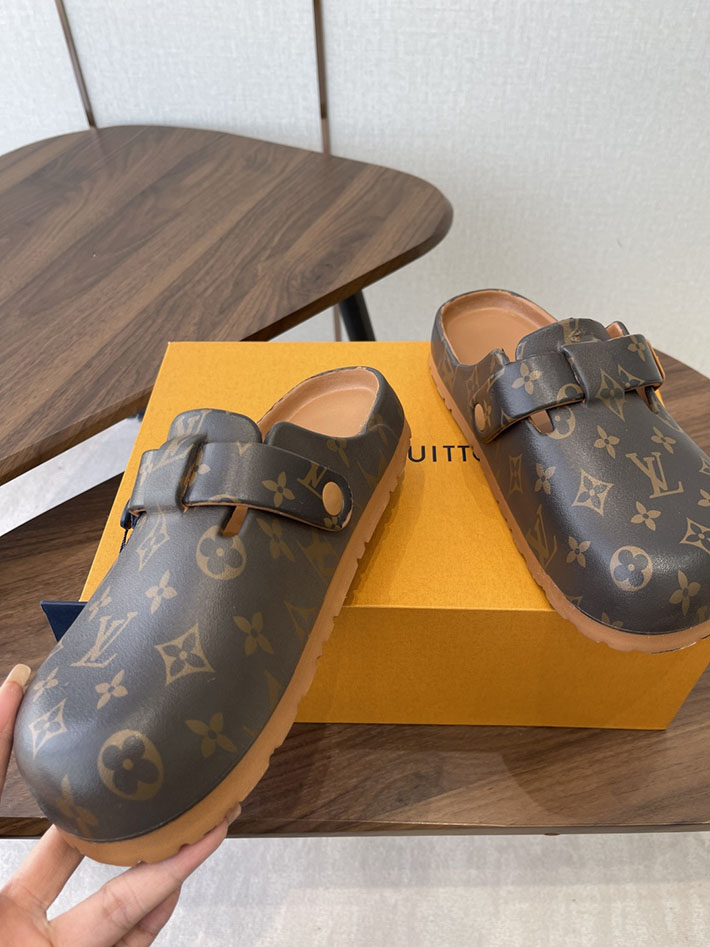 最高級ルイヴィトンスーパーコピー LV コージー コンフォート パントレット モノグラムウール 2630742 ルイ ヴィトン サンダル もこもこ - 画像 (8)