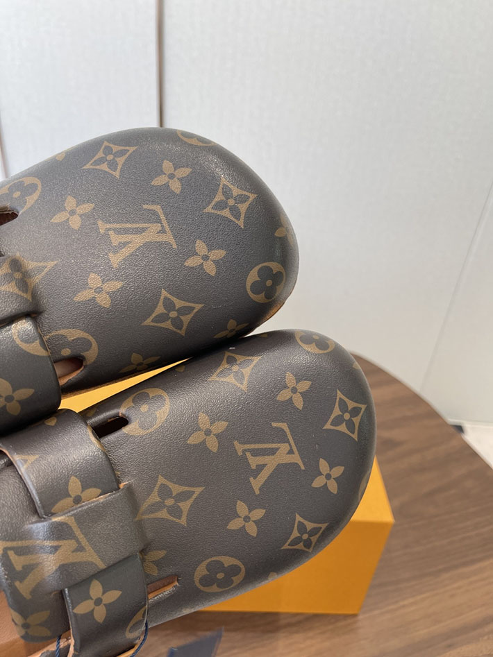 最高級ルイヴィトンスーパーコピー LV コージー コンフォート パントレット モノグラムウール 2630742 ルイ ヴィトン サンダル もこもこ - 画像 (7)
