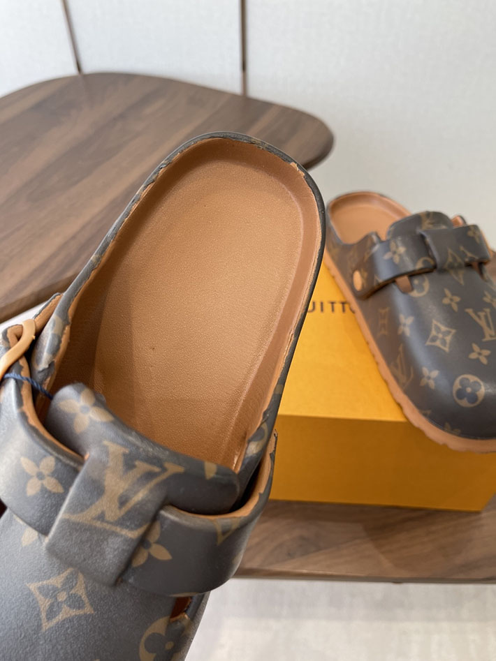 最高級ルイヴィトンスーパーコピー LV コージー コンフォート パントレット モノグラムウール 2630742 ルイ ヴィトン サンダル もこもこ - 画像 (6)