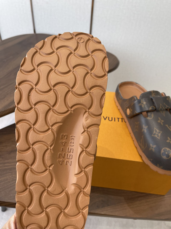 最高級ルイヴィトンスーパーコピー LV コージー コンフォート パントレット モノグラムウール 2630742 ルイ ヴィトン サンダル もこもこ - 画像 (4)