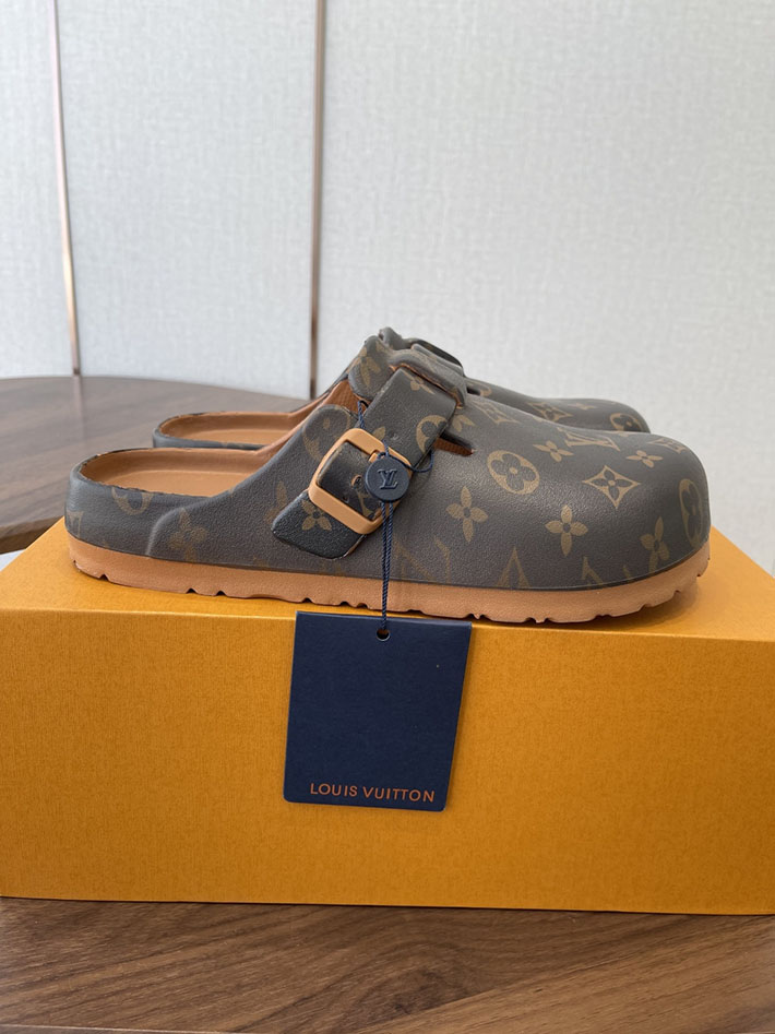 最高級ルイヴィトンスーパーコピー LV コージー コンフォート パントレット モノグラムウール 2630742 ルイ ヴィトン サンダル もこもこ - 画像 (2)