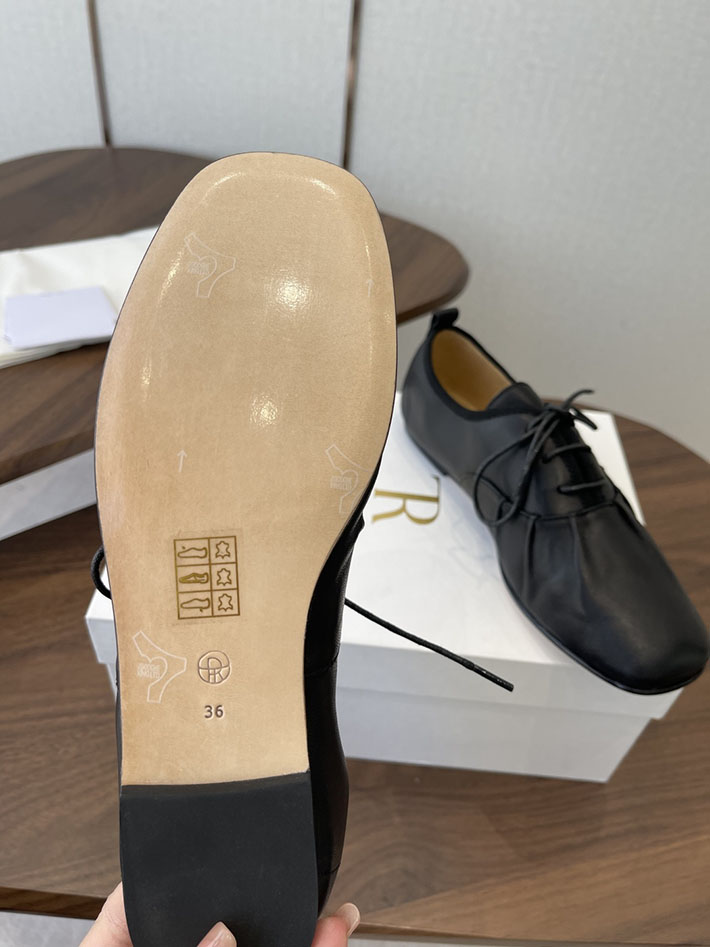 最高級ザロウスーパーコピー THE ROW レディース フラットシューズ 2026年春夏 新作 ブラック 2630755 レディース フラットシューズ ブランド - 画像 (4)