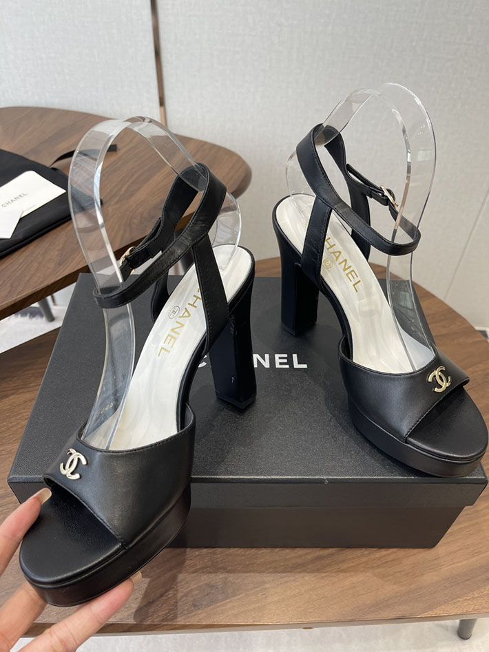 最高級シャネルスーパーコピー CHANEL 2026年春夏 新作 サンダル ラムスキン ブラック G47029-B23544-94305 シャネル サンダル 新作 - 画像 (8)