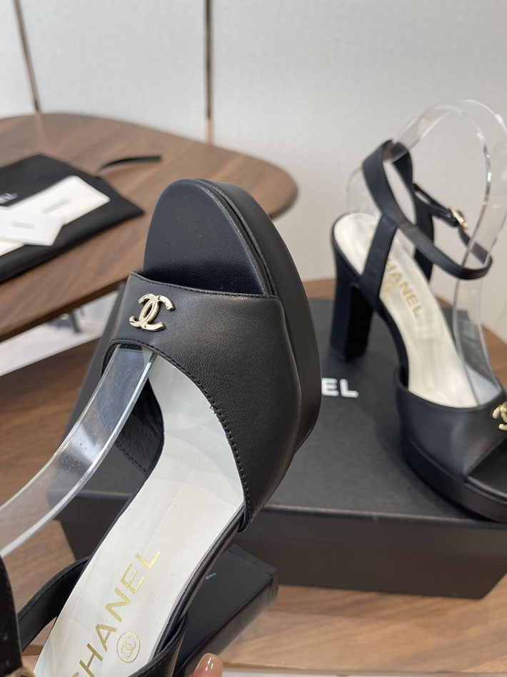 最高級シャネルスーパーコピー CHANEL 2026年春夏 新作 サンダル ラムスキン ブラック G47029-B23544-94305 シャネル サンダル 新作 - 画像 (6)