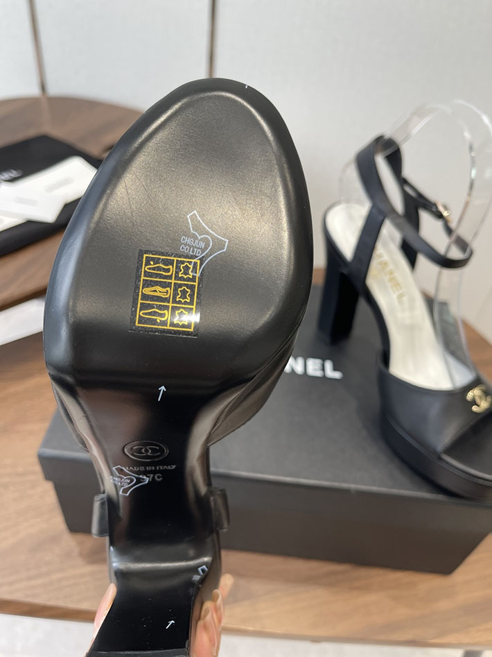 最高級シャネルスーパーコピー CHANEL 2026年春夏 新作 サンダル ラムスキン ブラック G47029-B23544-94305 シャネル サンダル 新作 - 画像 (4)