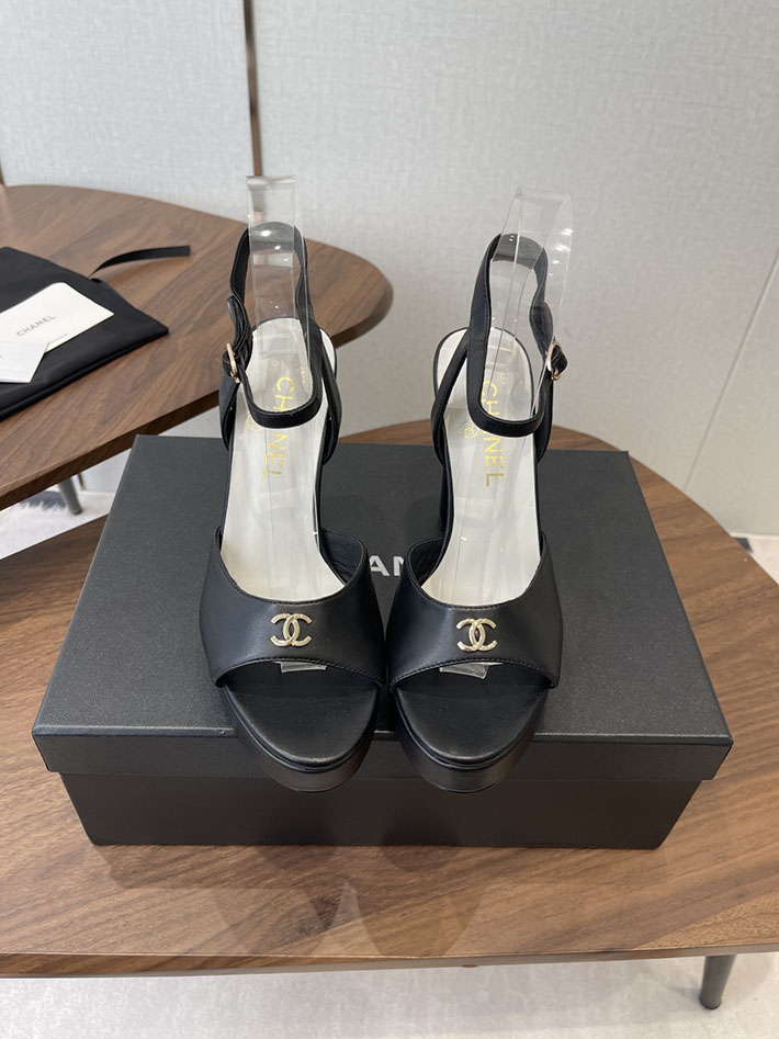 最高級シャネルスーパーコピー CHANEL 2026年春夏 新作 サンダル ラムスキン ブラック G47029-B23544-94305 シャネル サンダル 新作 - 画像 (3)