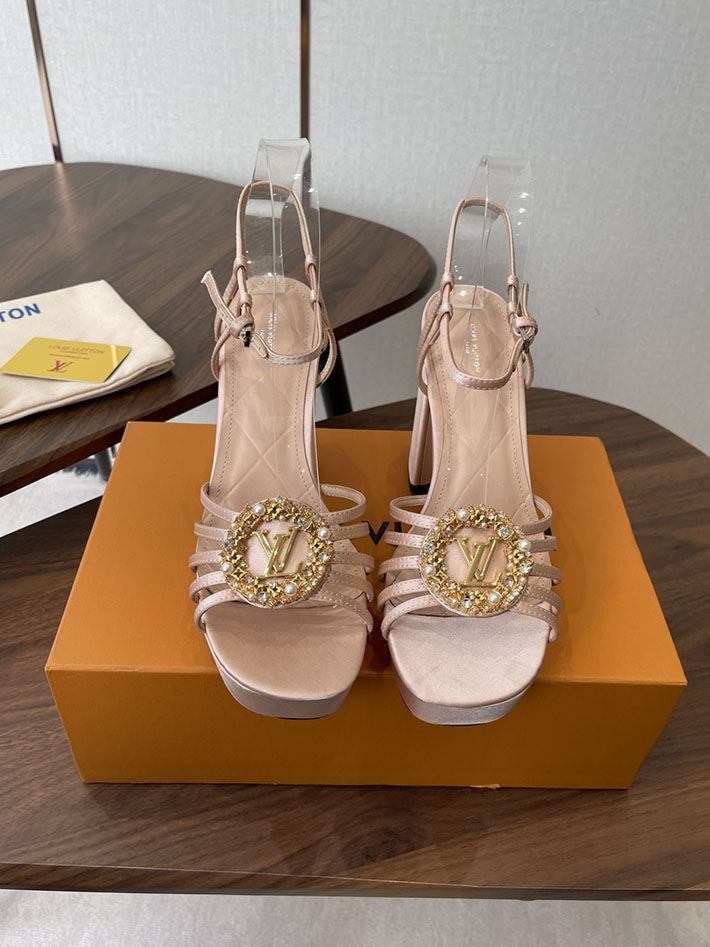最高級ルイヴィトンスーパーコピー LV スウィング ヒール110mm サンダル 2026年春夏 新作 ピンク 2630781 ルイヴィトン サンダル 厚底 - 画像 (2)