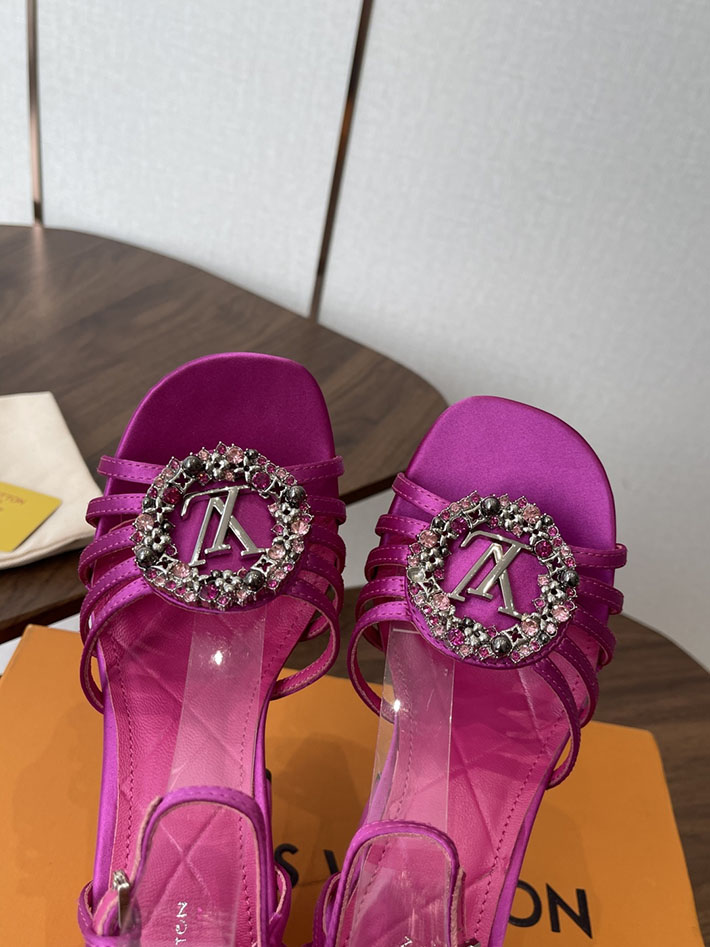 最高級ルイヴィトンスーパーコピー LV スウィング ヒール110mm サンダル 2026年春夏 新作 ローズレッド 2630782 ルイヴィトン サンダル 新作 - 画像 (7)