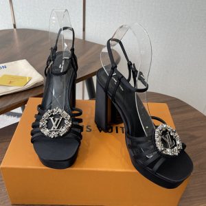 ルイヴィトン サンダル 黒