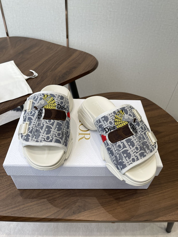 最高級ディオールスーパーコピー Dior 2026年春夏 新作 サンダル レディース 厚底5cm シューズ 2630789 サンダル レディース 人気ブランド - 画像 (2)