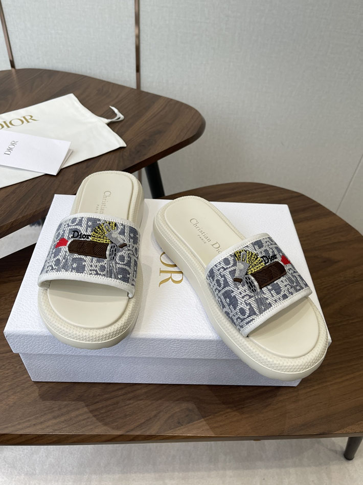 最高級ディオールスーパーコピー Dior ラバ・ドウェイ ミュール サンダル レディース 厚底 シューズ 2630791 サンダル レディース おしゃれ ブランド - 画像 (9)