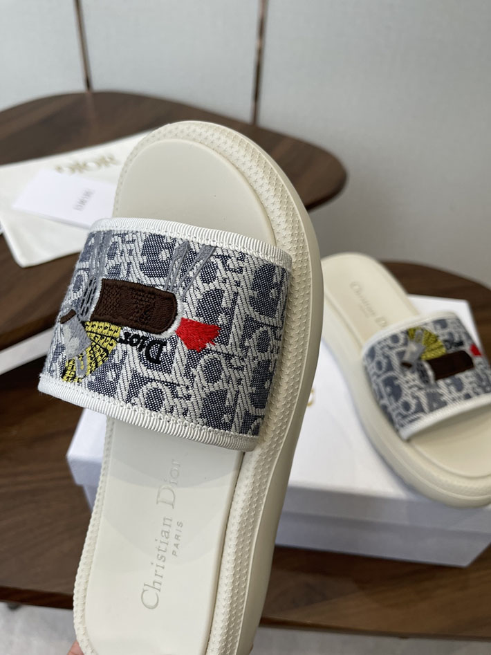 最高級ディオールスーパーコピー Dior ラバ・ドウェイ ミュール サンダル レディース 厚底 シューズ 2630791 サンダル レディース おしゃれ ブランド - 画像 (7)