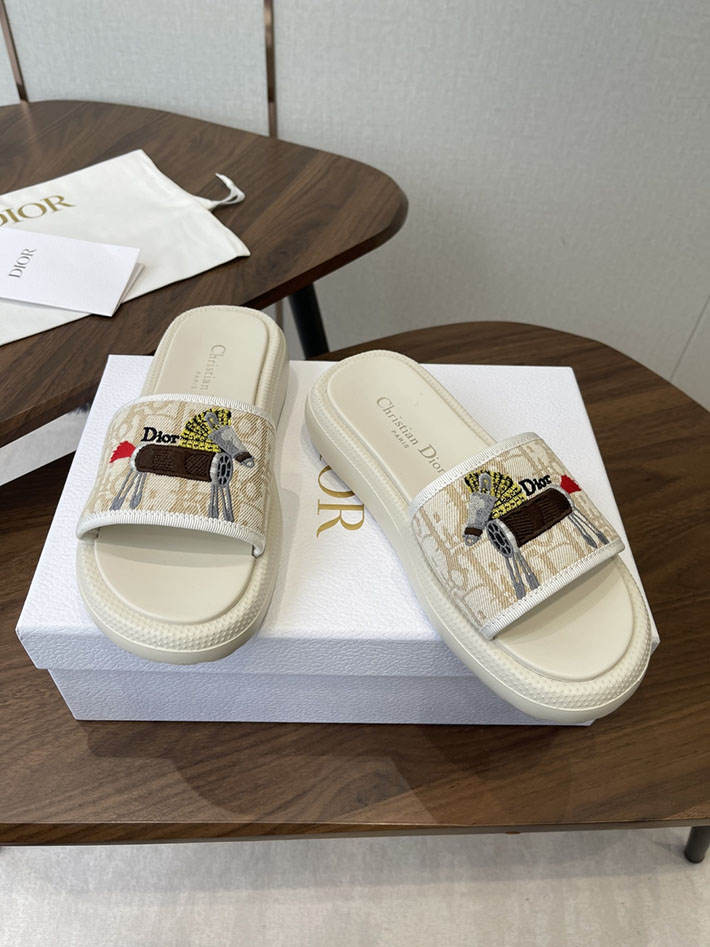 最高級ディオールスーパーコピー Dior ラバ・ドウェイ ミュール サンダル レディース 厚底 シューズ 2630793 ディオール サンダル 安い - 画像 (9)