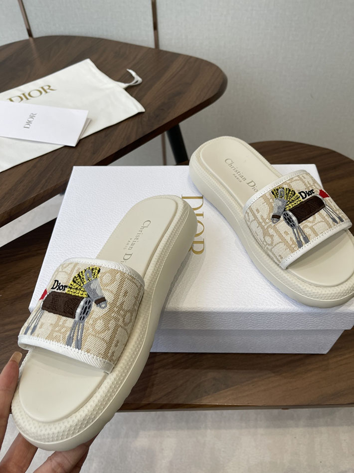 最高級ディオールスーパーコピー Dior ラバ・ドウェイ ミュール サンダル レディース 厚底 シューズ 2630793 ディオール サンダル 安い - 画像 (8)