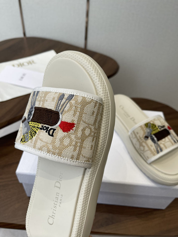 最高級ディオールスーパーコピー Dior ラバ・ドウェイ ミュール サンダル レディース 厚底 シューズ 2630793 ディオール サンダル 安い - 画像 (7)