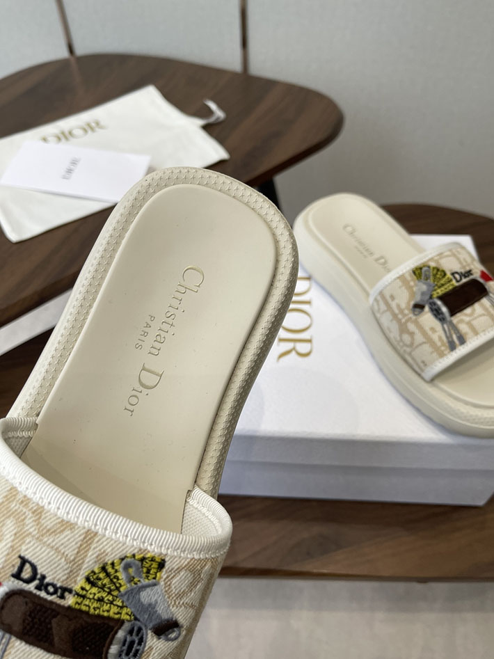 最高級ディオールスーパーコピー Dior ラバ・ドウェイ ミュール サンダル レディース 厚底 シューズ 2630793 ディオール サンダル 安い - 画像 (6)