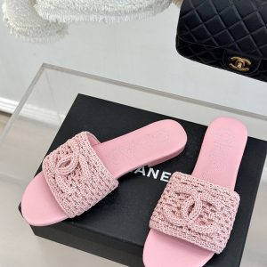 シャネル サンダル ピンク
