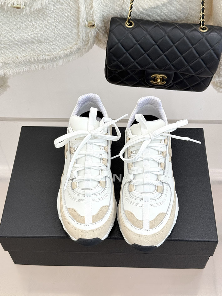 レディース 最高級シャネルスーパーコピー CHANEL 2026年春夏 スニーカー ホワイト ベージュ 2630802 シャネル スニーカー 新作 - 画像 (8)
