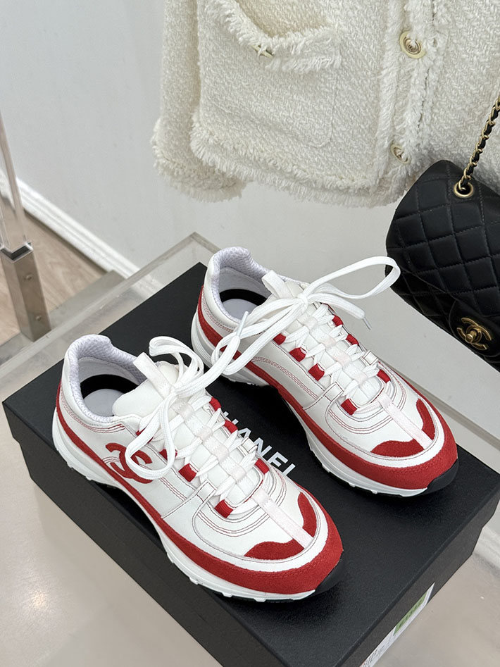 レディース 最高級シャネルスーパーコピー CHANEL 2026年春夏 スニーカー ホワイト レッド 2630803 シャネル スニーカー 人気 - 画像 (9)