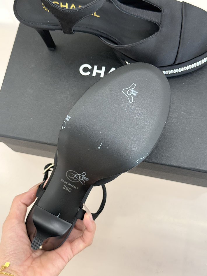 最高級シャネルスーパーコピー CHANEL 2026新作 ココマーク スリングバック シューズ パンプス 靴 ブラック 2630874 シャネル シューズ 新作 - 画像 (4)