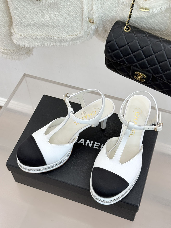 最高級シャネルスーパーコピー CHANEL 2026新作 ココマーク スリングバック シューズ パンプス 靴 ホワイト 2630875 パンプス 可愛い ブランド - 画像 (2)