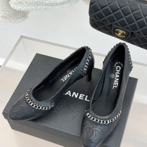 シャネル パンプス 黒