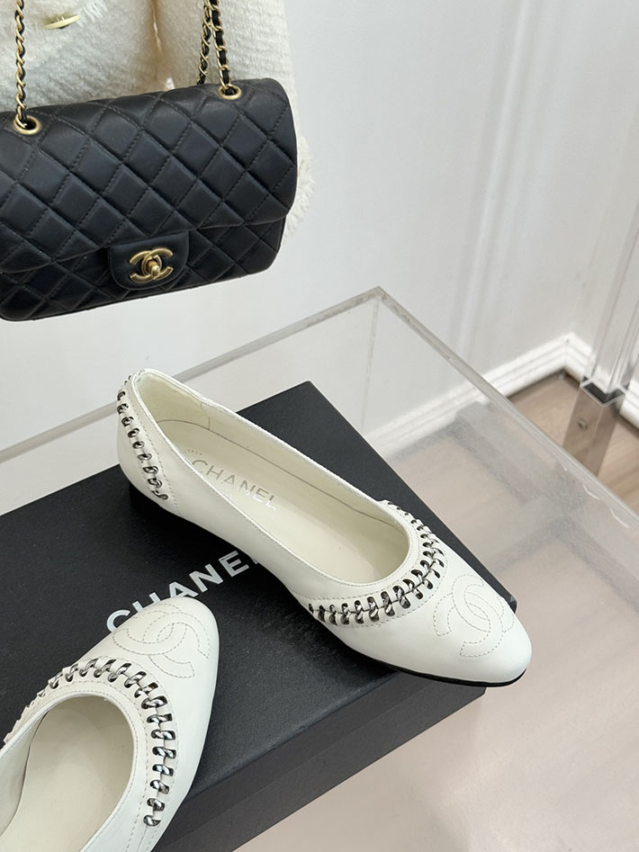 最高級シャネルスーパーコピー CHANEL CC ココマーク チェーン 靴 シューズ ヒール パンプス レザー ホワイト 2630881 シャネル シューズ レディース - 画像 (7)