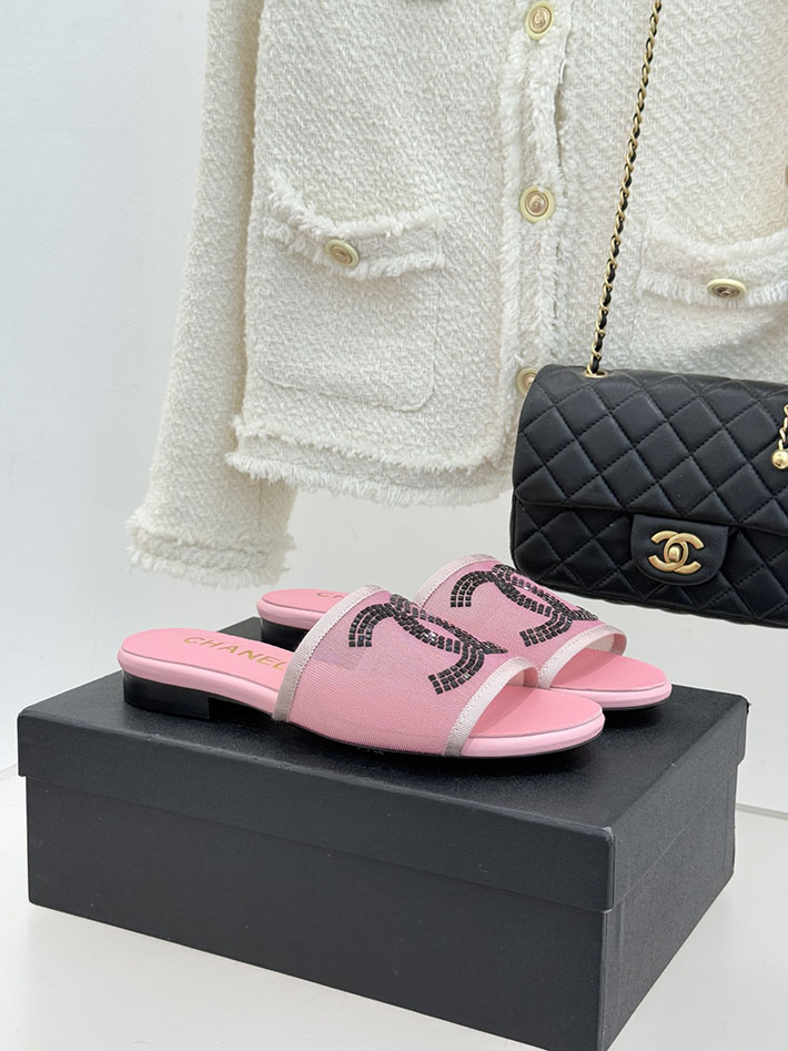 最高級シャネルスーパーコピー CHANEL ココマーク サンダル ミュール ヒール レザー 靴 ピンク 2630892 シャネル サンダル 定価 - 画像 (3)