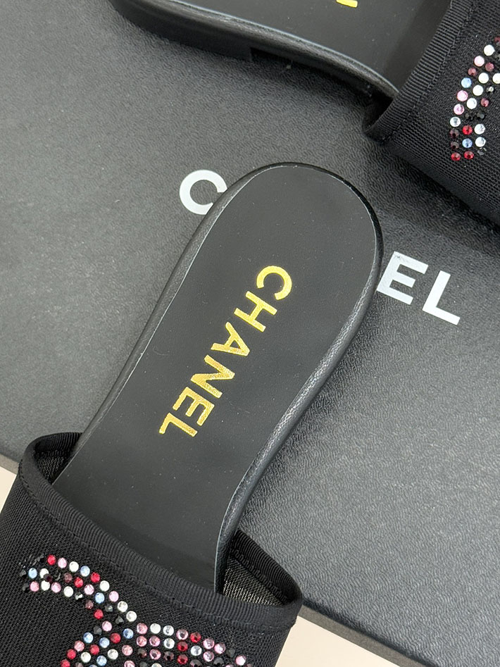 最高級シャネルスーパーコピー CHANEL ココマーク サンダル ミュール ヒール レザー 靴 ブラック 2630893 シャネル サンダル 新作 - 画像 (4)