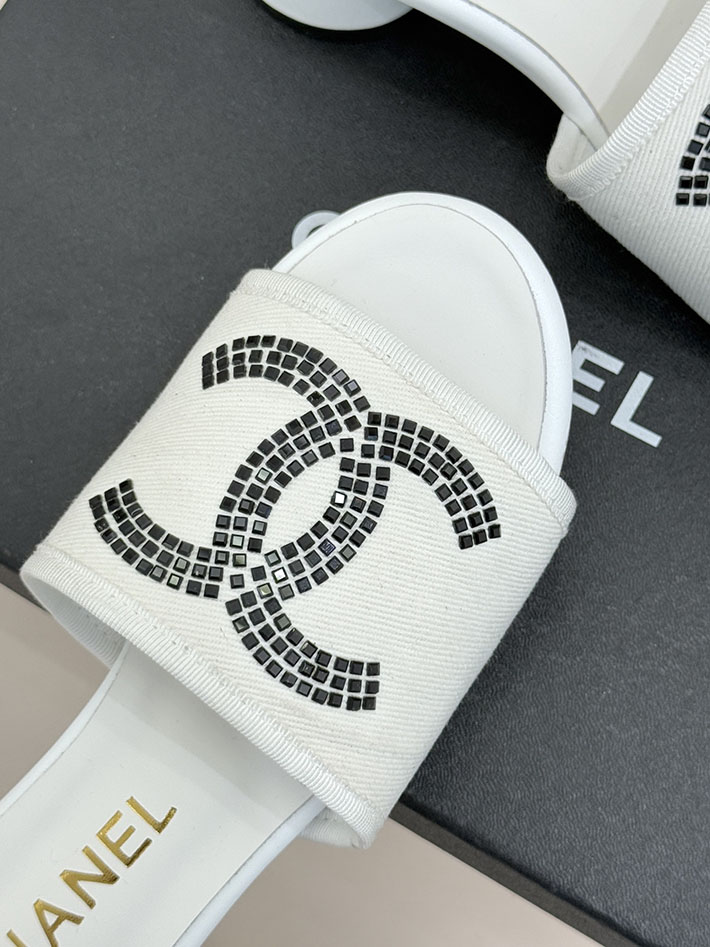 最高級シャネルスーパーコピー CHANEL ココマーク サンダル ミュール ヒール レザー 靴 ホワイト 2630894 シャネル サンダル 公式 - 画像 (6)