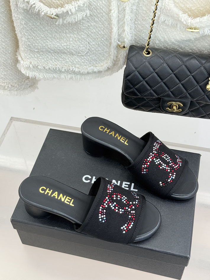 最高級シャネルスーパーコピー CHANEL ココマーク サンダル ミュール ヒール レザー 靴 ブラック 2630895 レディース サンダル しまむら - 画像 (9)