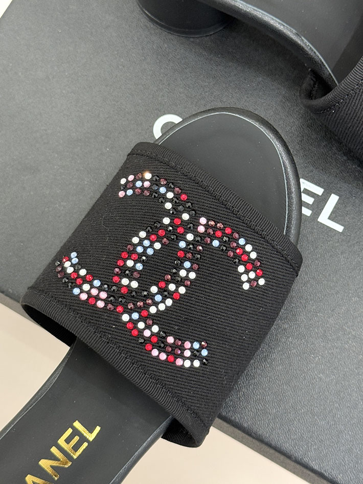 最高級シャネルスーパーコピー CHANEL ココマーク サンダル ミュール ヒール レザー 靴 ブラック 2630895 レディース サンダル しまむら - 画像 (5)