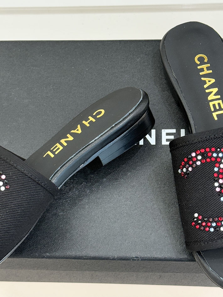 最高級シャネルスーパーコピー CHANEL ココマーク サンダル ミュール ヒール レザー 靴 ブラック 2630897 レディース サンダル おしゃれ - 画像 (6)