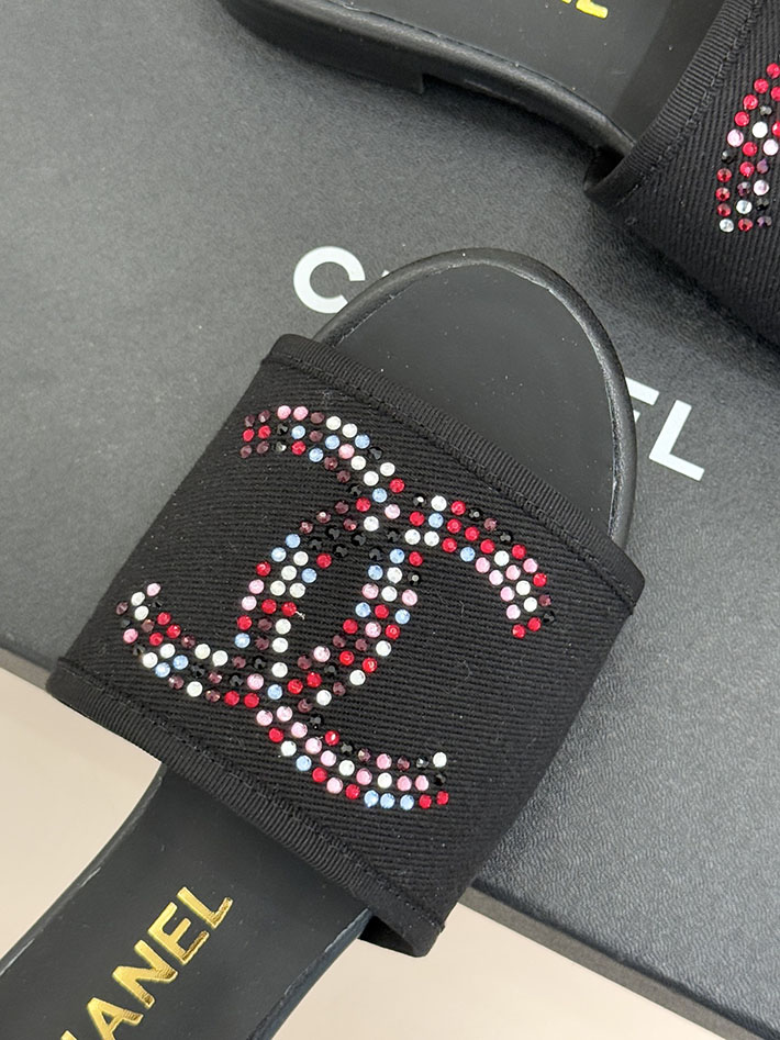 最高級シャネルスーパーコピー CHANEL ココマーク サンダル ミュール ヒール レザー 靴 ブラック 2630897 レディース サンダル おしゃれ - 画像 (5)