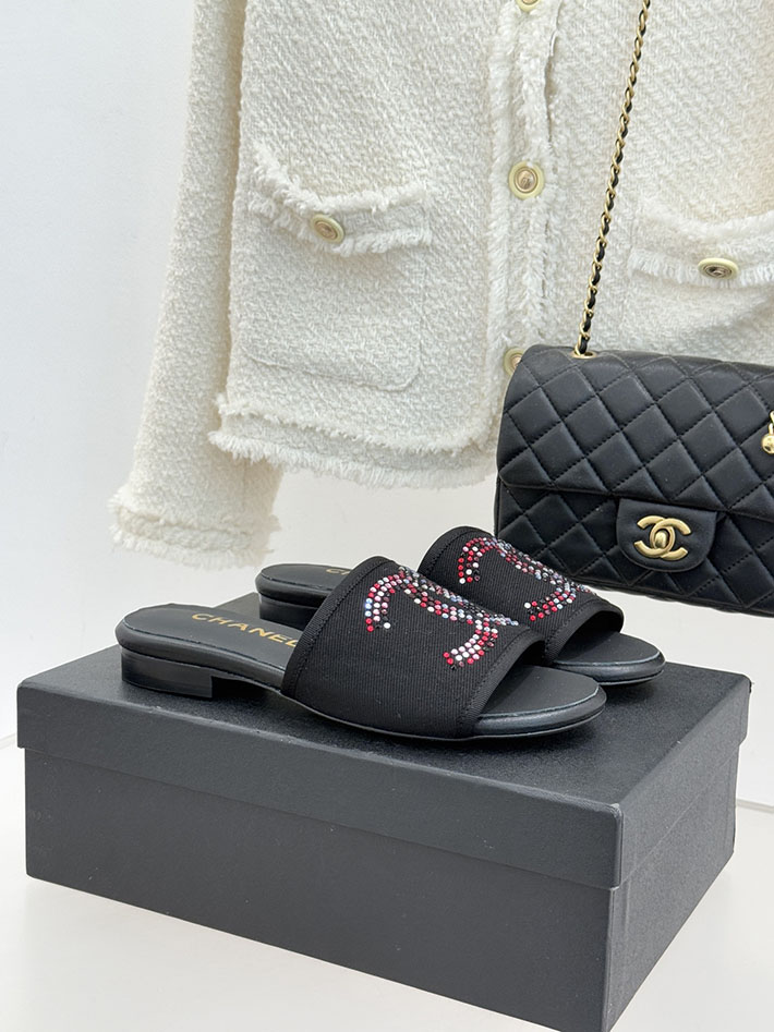 最高級シャネルスーパーコピー CHANEL ココマーク サンダル ミュール ヒール レザー 靴 ブラック 2630897 レディース サンダル おしゃれ - 画像 (2)